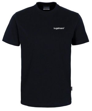 kugelmann T-Shirt, <p>Casually cut classic T-Shirt in fine medium-weight single jersey made of ring-spun and combed cotton. The neck cuff is enforced with LYCRA®, neck band, double seams at arm and cuff. Embroidered kugelmann logo on the chest.</p>
